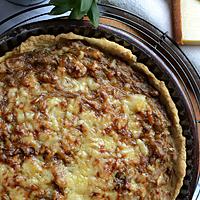 recette Tarte oignon béchamel et gruyère