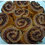 recette Feuilletés roulés à la cannelle