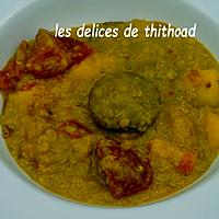 recette saucisses lentilles à l'Indienne