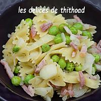 recette farfalles jambon petits pois