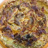 recette quiche pommes de terre andouillette