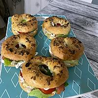 recette Bagel saumon