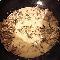 recette Champignons a la crème