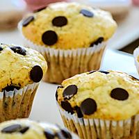 recette Muffins aux pépites de chocolat