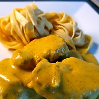 recette Filet mignon aux oignons et curry doux