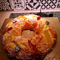 recette couronne aux fruits confits