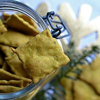 recette Crackers à la farine de pois chiches