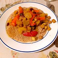 recette Couscous végétarien pois chiche et tofu grillé