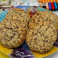 recette cookies aux noisettes et pralin aux jaunes d’oeufs