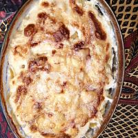 recette Gratin de pommes de terre à la raclette fumée