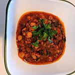 recette Pois chiches aux fines herbes et tomate