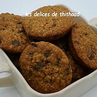 recette Cookies au chocolat et flocons d’avoine