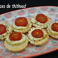 recette mini-tartelettes tomates cerises et boursin