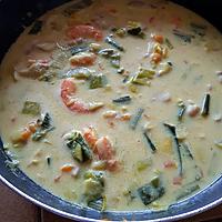 recette Ragoût de dorade aux crevettes