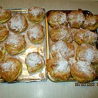 recette Choux à la crème pâtissière vanille et café