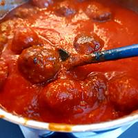 recette Boulettes de Bœuf Sauce Tomate