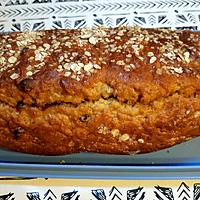 recette Gâteau aux flocons d'avoine,  amandes et raisins secs