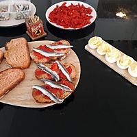 recette Poivron mariné (pour pintxos ou anchoïade catalane.