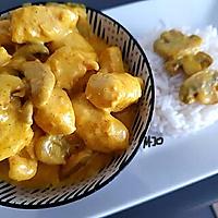 recette Emincé de poulet curry et champignons