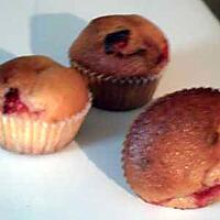 recette MUFFINS AUX FRAISES ET A LA MENTHE FRAICHE