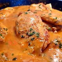 recette Poulet crémeux citron paprika ail