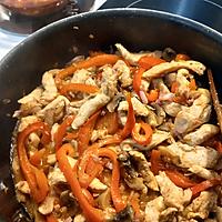 recette Poulet aux poivrons