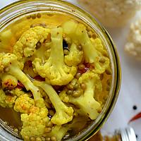 recette Pickles de chou fleur