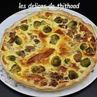 recette Quiche au thon et chou de Bruxelles