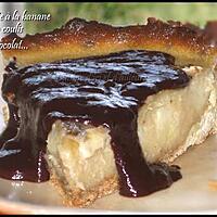 recette Tarte à la banane et son coulis de chocolat