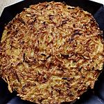 recette galette de pommes de terre oignon jambon fumé