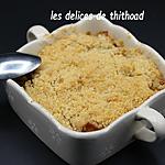 recette crumble pommes et caramel