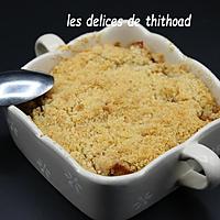 recette crumble pommes et caramel