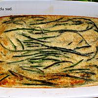 recette Clafoutis aux asperges sauvages .