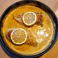 recette Filets de poulet sauce à la crème citron et ail