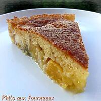 recette Gâteau moelleux à la pêche