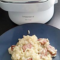 recette risotto saucisson a l'ail comté au companion