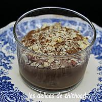 recette crèmes au chocolat et noisettes