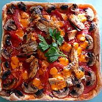 recette pizza aux sardines et à la mimolette