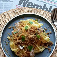 recette Tagliatelle aux sardines fraiches