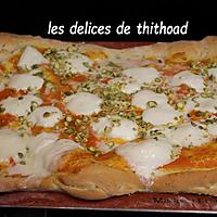 recette pizza aux carottes, mozzarella et pistaches