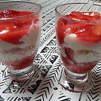 recette Verrine fraises, ricotta