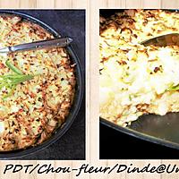 recette PARMENTIER PDT/CHOU-FLEUR/DINDE