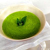 recette Soupe froide aux petits pois