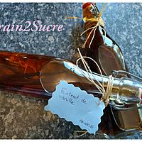 recette Extrait de vanille liquide