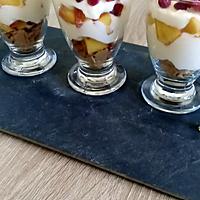 recette verrine facon tiramisu peche grenade