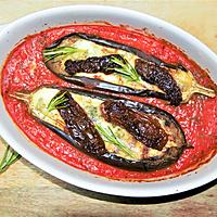 recette AUBERGINE FAçON PARMESANE LEGERE