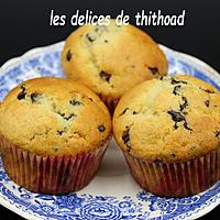 recette muffins aux pépites de chocolat