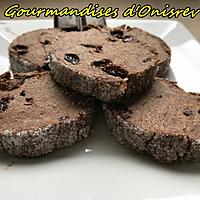 recette Biscuits chocolat et raisins sec
