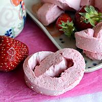 recette Guimauves à la fraise sans oeuf