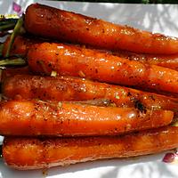 recette Carottes glacées à la citronnelles .